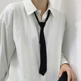 Academia oscura corbata negra